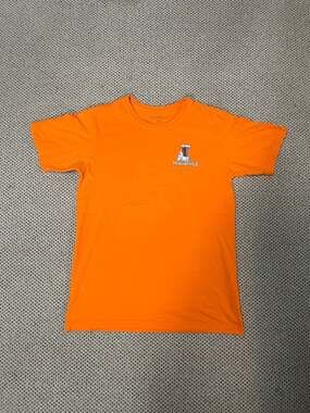 Margaritaville Orange Graphic T-Shirt 'Trespassers Will Be Offered A Shot'